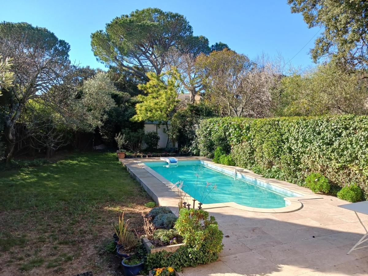 Studio Charmant Et Calme Villeneuve Les Avignon Entree Et Cour Independantes Climatisation Piscine Parking Exterior foto